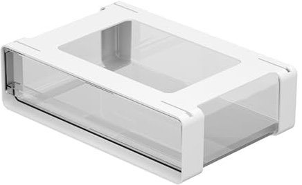 Fcnjsao Praktische Aufbewahrungsbox unter dem Schreibtisch, effiziente, selbstklebende Schublade, Unterbau, Kosmetikschubladen, unter Tisch, Stifte-Organizer, unter dem Tisch