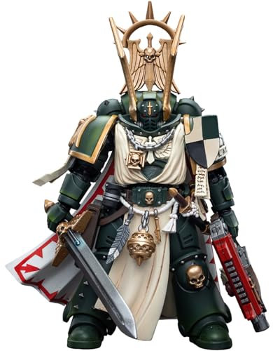JOYTOY JT7684 Warhammer 40K The Dark Angels, Dark Angels Master Lazarus 1/18 Action Figures Soldier model