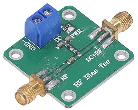 ​Coaxial Bias Tee, DC Bias Bias Tee Module, RF Bias Tee Module RF Microwave Blocker Filter Board 10 to 6000MHz Radio Frequency Board Electronic Component