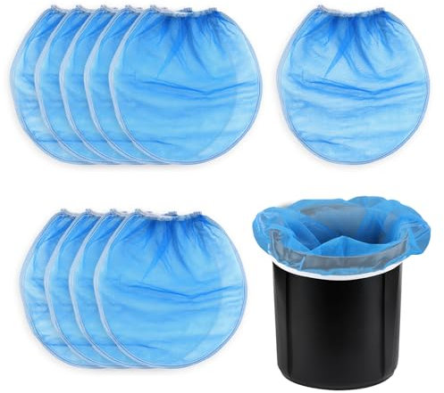 10pcs Paint Strainer Bags, 1 Gallon Bucket Strainer Fine Mesh Filter Bag Hydroponic Paint Filter Bag with Elastic Top Opening for Paint Gardening