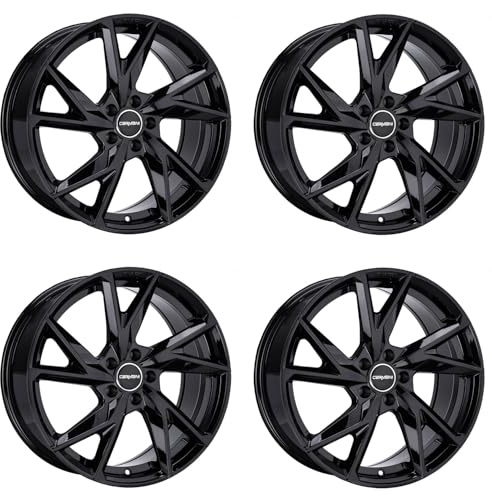 4x Carmani Felgen 23 Rudi 8.5x19 ET45 5x108 black kompatibel mit Land Rover Discovery Freelander Range Rover Evoque