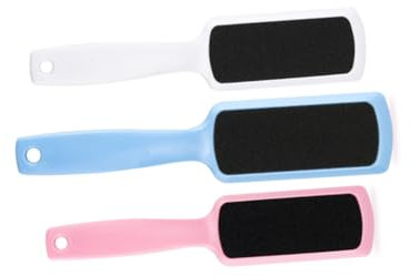 BELLIFFY 4 Pezzi Scrubber Per Piedi Lima A Doppia Faccia Rimozione Pelle Morta Sicura Resistente Bianca Utilizzo Confortevole