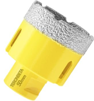Teronbeta Diamond Core Drill Bit 50mm, M14 Vacuum Brazed Diamond Core Hole Cutter for Tile Porcelain Ceramic Granite Marble,and for Angle Grinder