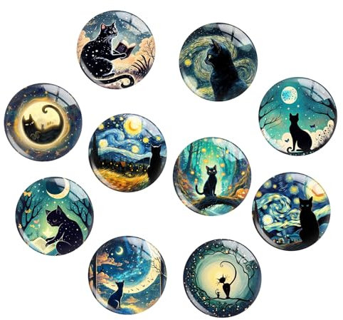 Magnete Kühlschrank,Kauofan 10 Stück 3D Glas Magnete Tiere, Lustig Kühlschrankmagnete Kinder für Magnettafel Kühlschrank Whiteboard Magnettafel Küche Dekorative