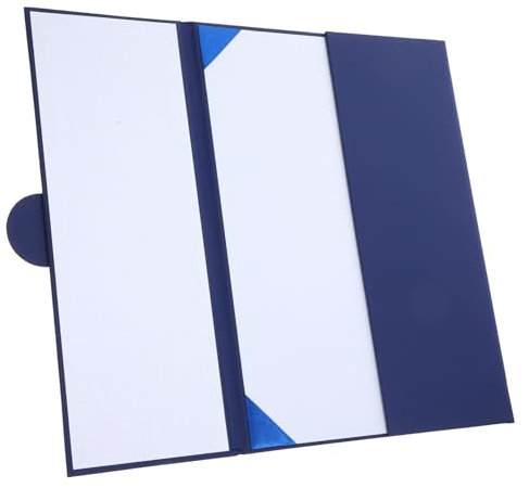 GETAJGHSD Urkundenumschlag Zertifikatsordner Kit für Wachssiegel Wickelband Flyer aktenordner mappen briefumschlag umschläge Inhaber des Abschlusszeugnisses Inhaber eines Papierdiploms Blue