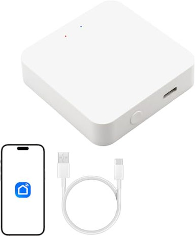 Smart Gateway: Apto para Downlights Bluetooth Großcat, Smart Life APP Controle, por voz a través de Alexa, compatible con Wi-Fi 2.4G, Bluetooth, Google Home, Tuya