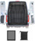 SUPAREE 6'x 5' Moskitonetz Auto Heckklappe Insektenschutz Auto Heckklappe Moskitonetz Wohnmobil Heck Universal mit Klettverschluss und Zweiseitiger Reißverschluss für Van Camping (Schwarzes Netz)