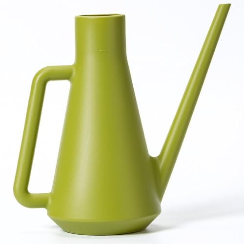 Annaffiatoio Piccolo per Piante Pierre 1,8 L - Innaffiatoio Becco Lungo in Plastica - per Interni, Colori Verde