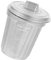 YARNOW Bote De Basura Pequeño Casa Miniaturas Muñeca Juguete Interior Cubo De Basura En Miniatura Cubo De Basura Pequeño Bote De Basura En Miniatura Aleación Silver