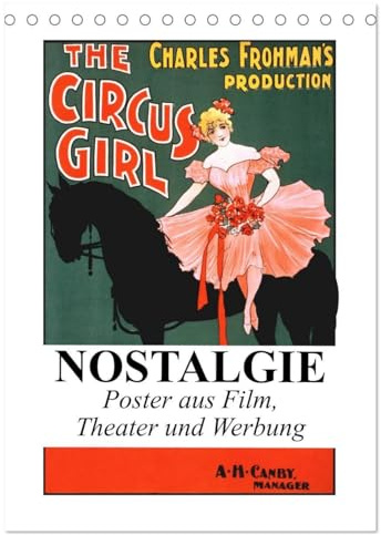 NOSTALGIE Poster aus Film, Theater und Werbung (Tischkalender 2026 DIN A5 hoch), CALVENDO Monatskalender: Nostalgische Poster aus der guten alten Zeit (CALVENDO Kunst)