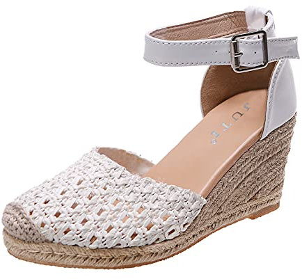 open toe slippers women Beach Sandals for Women Open Toe Walking Slide Lightweight Arch Support Summer Comfortable Casual Flat/chunky Footwear Fashion Plantar Fasciitis Comfort Sandals White 6