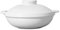 GLEAVI Cacerola resistente a la alta temperatura cerámica olla cocinando caldera Porcelana bote de cazuela Pot de guiso de hogares cazuela japonesa Sopa de cocina cazuela con tapa blanco