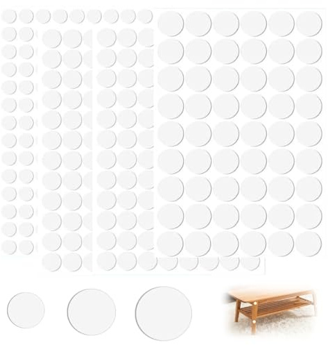 386Pcs Schraubenabdeckung Weiss Selbstklebend Abdeckkappen für Schrauben Aufkleber 12mm/15mm/20mm Schraubenkappen Aufkleber Rund Schraubenloch Aufkleber weiß Klebepunkte für Möbel,Schränke,Tische,Wand