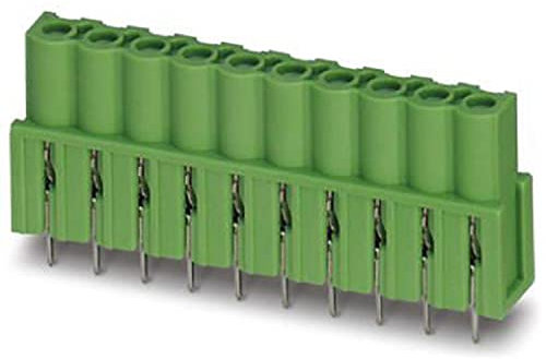 PHOENIX CONTACT ICV 2,5 HC/8-G-5,08 Leiterplattengrundleiste, Nennquerschnitt 2,5 mm², Grün, Anzahl der Anschlüsse 8, Artikelfamilie ICV 2,5 HC/..-G, Rastermaß 5,08 mm, 50 Stück