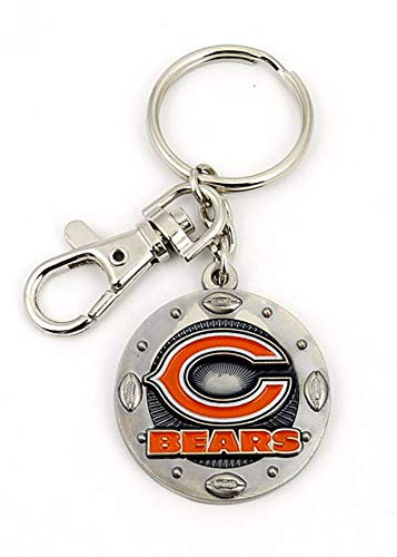 aminco NFL Chicago Bears Impact Schlüsselanhänger, Silber, One Size