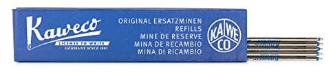 Kaweco D1 Ballpoint Pen Refills 1.0 mm Blue Pack of 5 Sport and Liliput Series Pen Refills for Ballpoint Pens Line Width 1.0 mm Medium