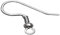 Rayher Ohrhaken, Chirurgenstahl, 20 mm, Btl. 6 Stück, Ohrhänger, Ohrring Haken, zur Herstellung von DIY-Ohrringen, 2127800
