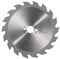 kwb Lame de scie circulaire pour panneaux de particules professionnels, lame de scie pour bois/bois dur, 150 x 20 mm, coupes nettes, nombre moyen, 18 dents Z-18, Made in Germany