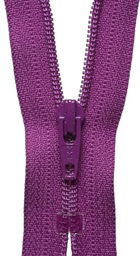 YKK Coil Zip, No. 299 Dark Fuchsia, 36 cm Length