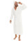 CelinaTex Florida Bademantel Damen XXXL weiß Morgenmantel Herren Coral Fleece Saunamantel Microfaser Kapuze Unisex