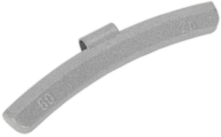 Sealey WWAH50 50g Wheel Weights Hammer-On Plastic Coated Zinc - Alloy Wheels - Pack of 50