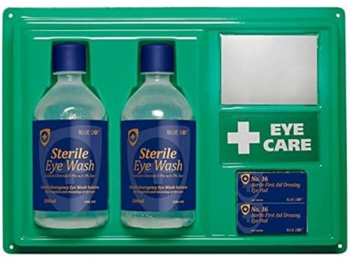 Blue Dot Sterile Eye Care Point Station, Green
