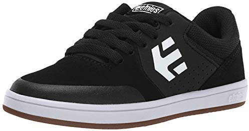Etnies Unisex-Kinder Kids Marana Skateboardschuhe, Schwarz (968-Black/Gum/White 968), 35 EU (2.5 UK)