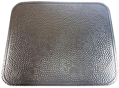 Schürer Metallwaren Ofenblech verzinkt gehämmert 4-seitig gesickt 60x80cm
