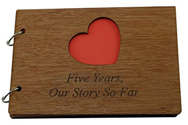 5 Years Our Story So Far – Sammelalbum, Fotoalbum oder Notizbuch, Idee zum 5. Jahrestag