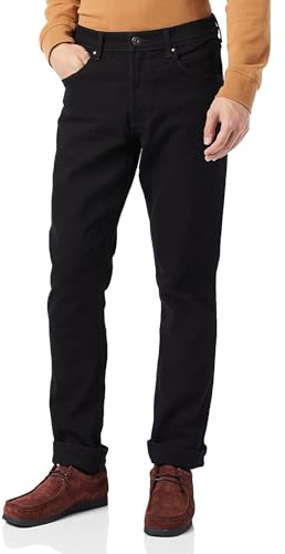 Wrangler - Mens Jeans - Regular Fit - Red Kabel - Darkstone