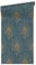 A.S. Création Architects Paper Non-Woven Wallpaper Absolutely Chic Wallpaper with Peacock Feather 10.05 m x 0.53 m Blue Yellow Metallic Made in Germany 369712 36971-2