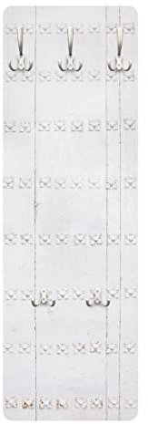 Bilderwelten Garderobe - Mediterrane weiße Holztür, Größe HxB:105cm x 34cm