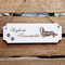 Schild Hund « Dackel Langhaar » Türschild mit persönlicher Wunschgravur und Motiv - Größe ca. 20 x 6,7 x 0,5 cm - Shabby Dekoration Namensschild Name - Hunde Langhaardackel