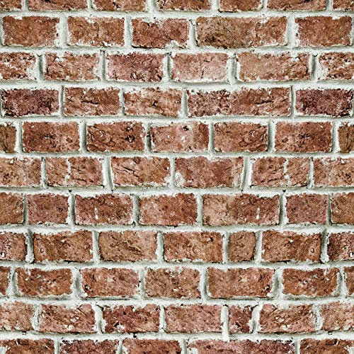 decomonkey Fototapete selbstklebend Tapetenrolle 10 m Tapete Vliestapete Deko Panel Modern Design Wanddeko Wohnzimmer Schlafzimmer Wandtapete | Steinwand Stein Ziegel Mauer