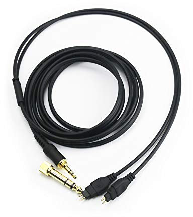 Replacement Audio Upgrade Cable Compatible with Sennheiser HD650, HD600, HD580, HD660S, HD58X, HD565, HD545, HD535, HD525, HD265, Massdrop HD6XX Headphones 1.2m/4ft