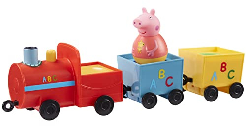 Peppa Pig Weebles Pull Along Wobbily Train, First Toy, Preschool Toy, Imaginative Play, Gift for 18 Months+