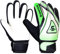 Fußball-Torwarthandschuhe für Jungen, Kinder, Jugendliche, Erwachsene, Fußball-Torwarthandschuhe, Fingerstütze, Handgelenk, Junior, geeignet für 5 bis 6 Jahre, Schwarz/Grün)