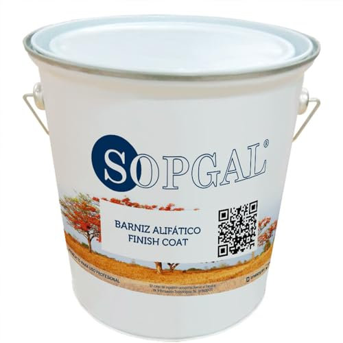 Finition Aliphatique Finish Coat (5 kg - Couleur gris) - Couche finale protectrice et résistante pour une application sur polyuréthane, prolongeant sa durabilité - Sopgal