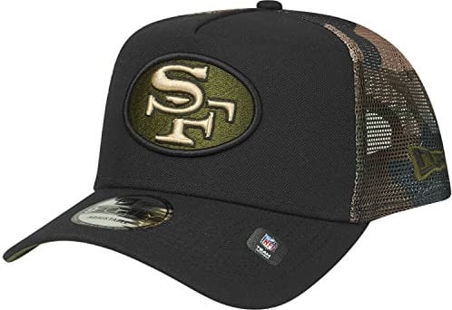 New Era Snapback Trucker Cap - San Francisco 49ers Wood camo