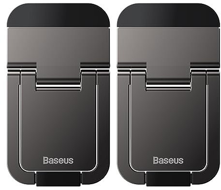 Baseus Laptop-Ständer, verstellbare Winkel, Computer-Tastaturständer für Schreibtisch, Laptop-Füße für MacBook Pro/Air, Galaxy Book Pro, Lenovo, 25,4-43,2 cm (10-17 Zoll) (Grau)