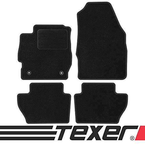 TEXER Textil Fußmatten Passend für Ford Ka III (Ka+) Bj. 2016- ANTHRAZIT