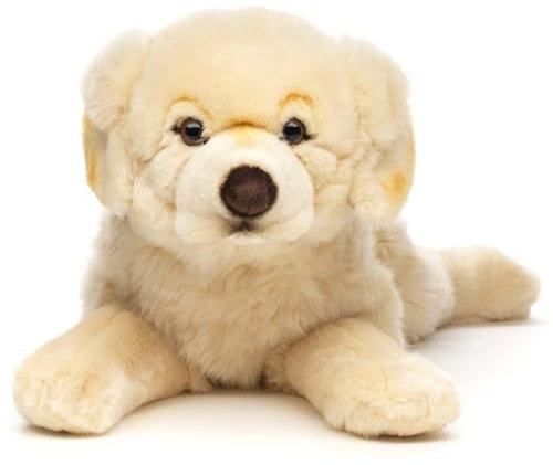 Uni-Toys - Golden Retriever, liegend - Ohne Geschirr - 60 cm (Länge) - Plüsch-Hund - Plüschtier, Kuscheltier