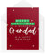 Tongue in Peach CBH1442 Weihnachtskarte für den Großvater, Merry Christmas to a Wonderful Grandad – Großeltern-Weihnachtskarten – Opa-Karten – Oma-Karten