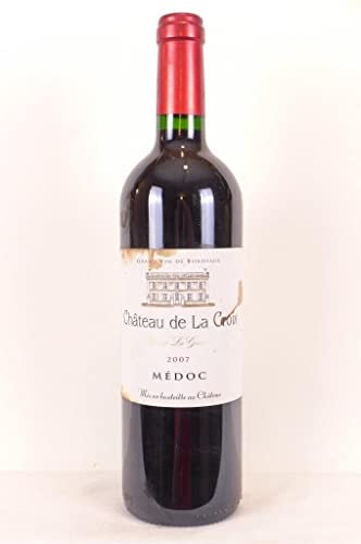 médoc château de la croix cuvée la grave (étiquette tâchée) rouge 2007 - bordeaux