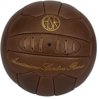 Trade Con AS Roma Ball, Rückseite aus Leder, Größe 5