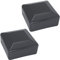 SKIR'CO (2 pièces) Capuchons de Poteau de Clôture, Carré 60 x 60 mm Capuchons en Plastique Gris pour Poteau de Clôture, Couleur Gris Anthracite RAL 7016