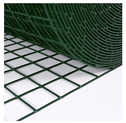 Grüner Maschendrahtzaun Für Den Garten, Vinyl Beschichtet Garten Zaun,. Grid Hardware Cloth Für Haus Und Garten, Ideal Für Home Improvement Und Home Guard Projekt ( Farbe : 1.9mm , Größe : 1X30m )