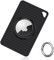 Stouchi Airtag Wallet Card, Carta di Credito Dimensione Fibra di Carbonio Air tag Portafoglio Card, Custodia per Carta Airtag 6g Ultra Light e Slim Airtag Carta Compatibile con Apple AirTag