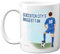 Football Mug Gift for Leicester Fans - Footy Biggest Fan - Happy Birthday Mugs Present Gifts for Son Dad Brother Uncle Colleague Friend Cousin, 11oz Ceramic Dishwasher Safe Coffee Tea Cup