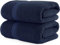 Utopia Towels - Set di 2 (80 x 200 cm), Asciugamani Da Sauna XXL, Asciugamani Da Bagno, Lenzuola Da Bagno, Asciugamani Extra-Large Con Gancio Altamente Assorbente, 100% Cotone (Blu navy)